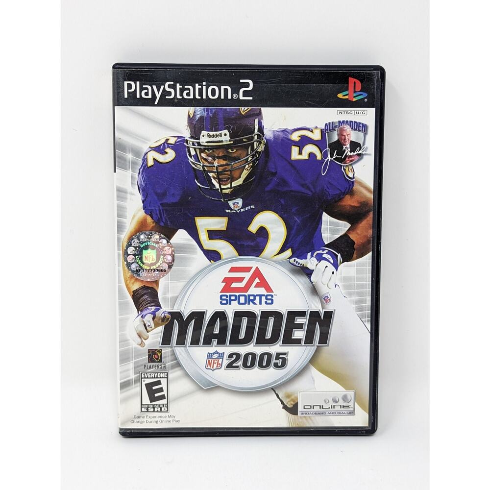 Madden NFL 2005 Game PlayStation 2 PS2 Complete CIB Manual Tested